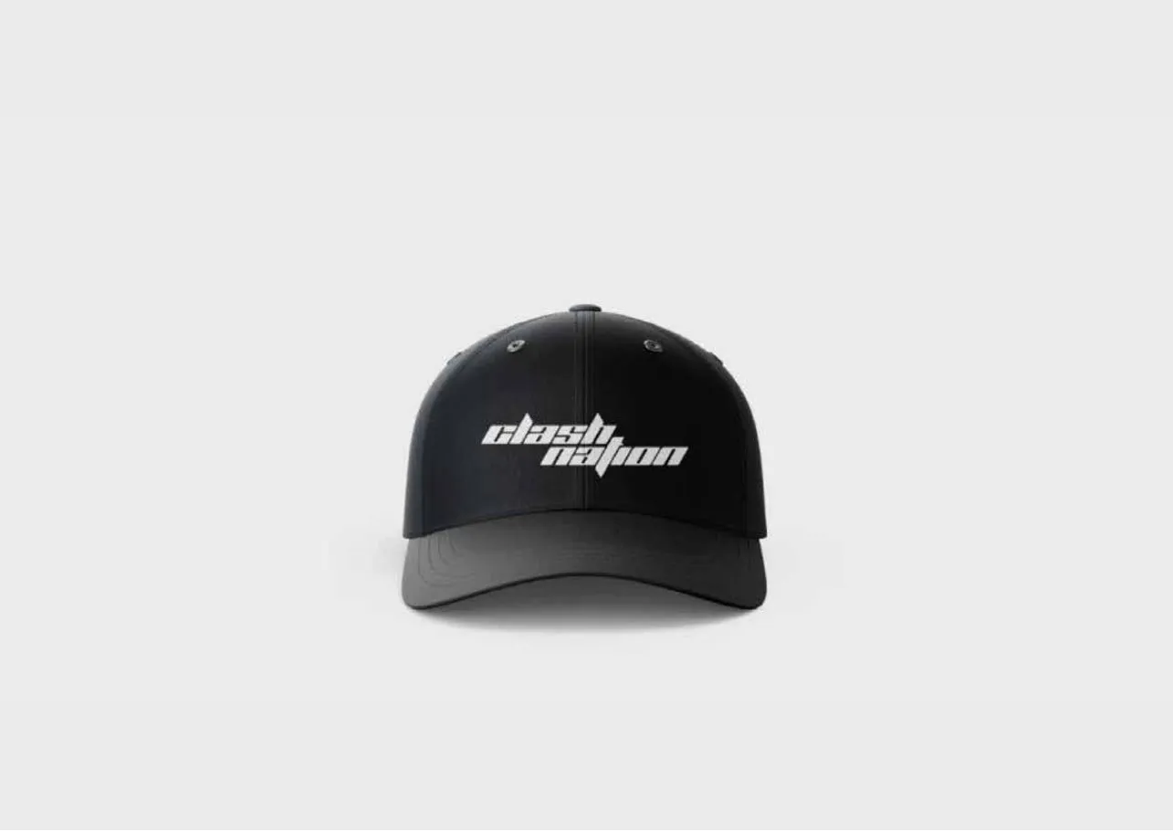 Black cap with the Clash Nation wordmark